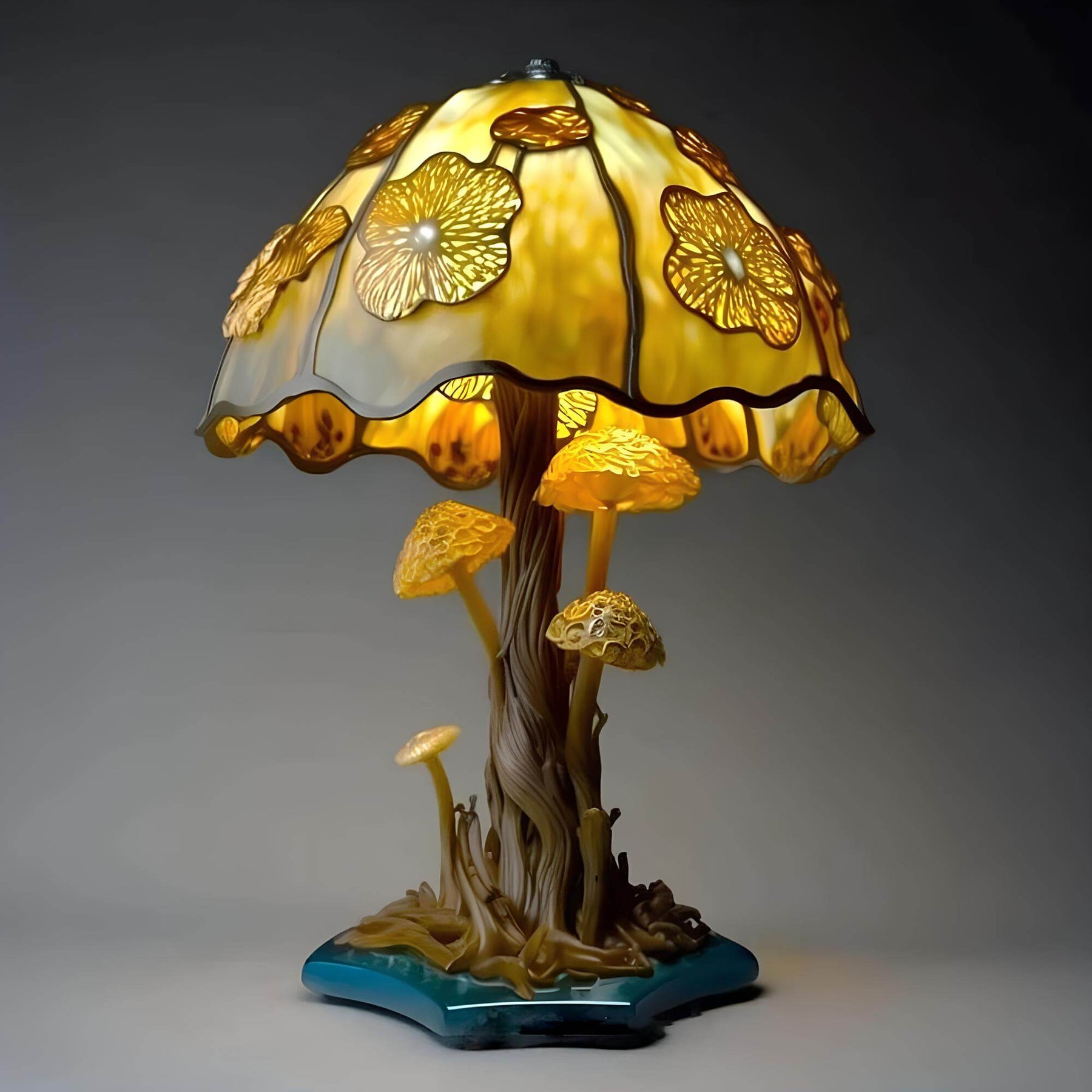 Fantasy Stained Glass Table Lamp